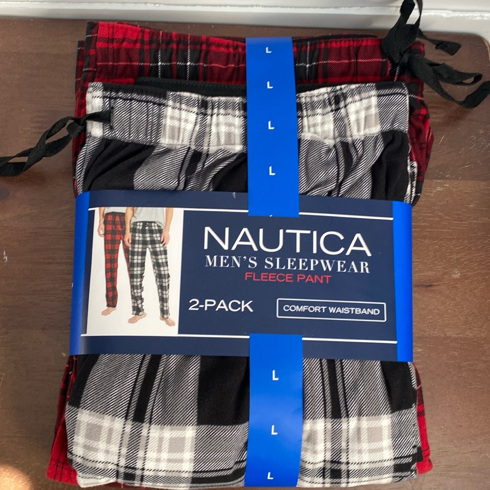 Men’s Nautical sleep fleece pants